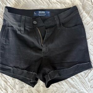 Hollister Women's Classic Black Jean Shorts